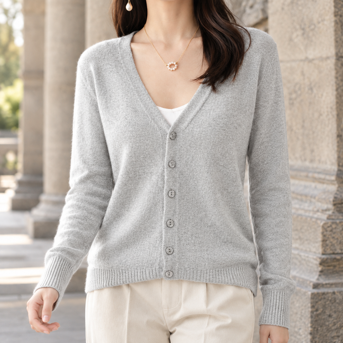 Adeline | V-Neck Cardigan