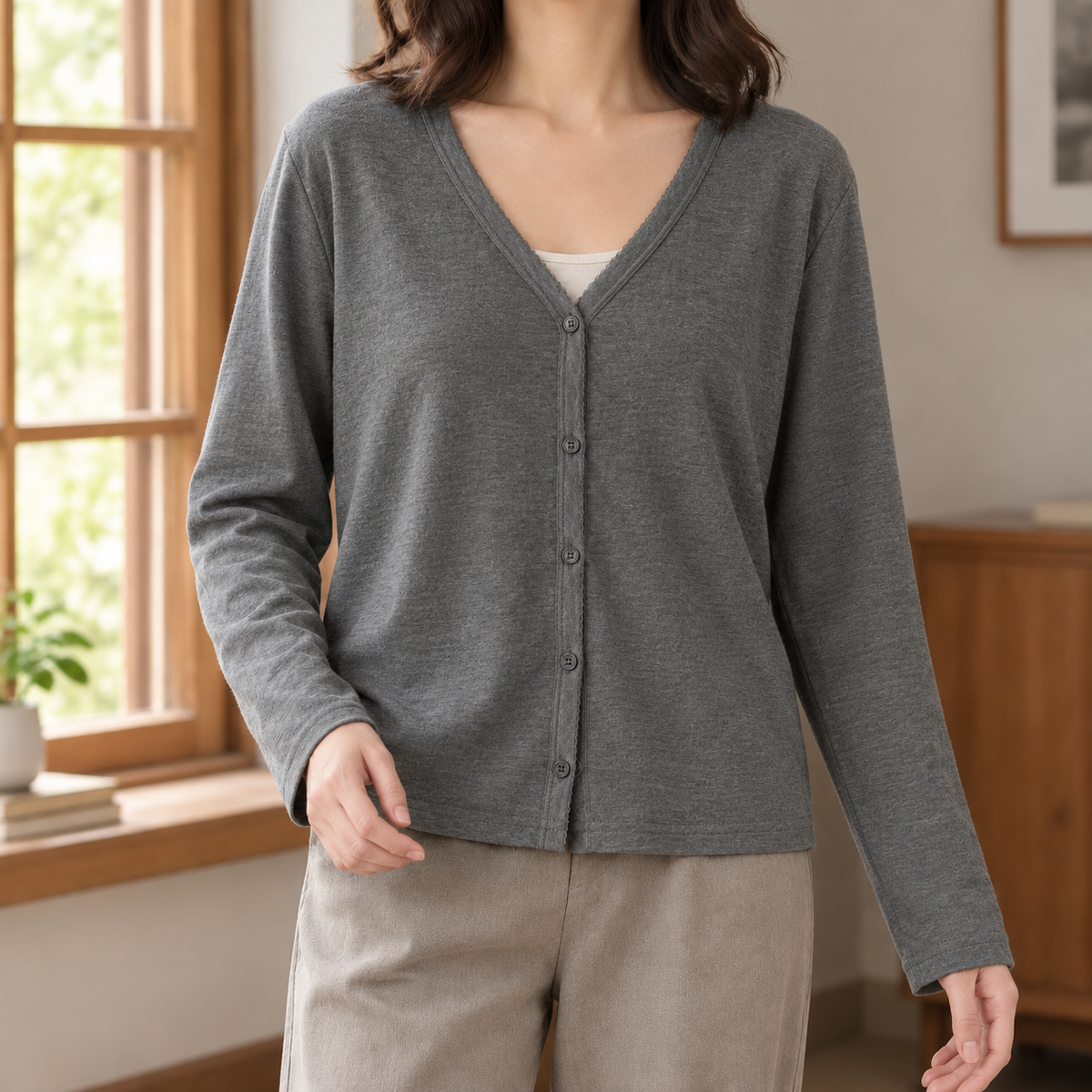 Leona | Button Front Cardigan