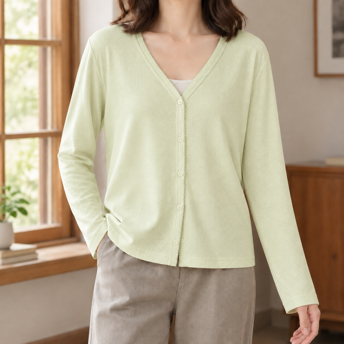 Leona | Button Front Cardigan