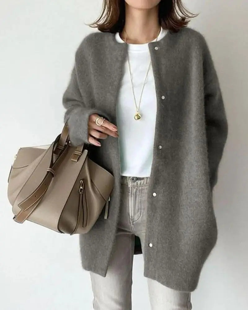 Priscilla | Women's Wool Cardigan – Stylish Lightweight Warm Layer for Everyday Wear
