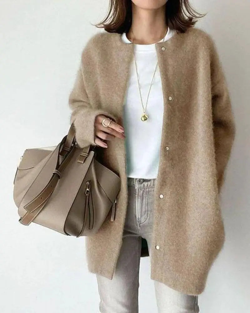 Priscilla | Women's Wool Cardigan – Stylish Lightweight Warm Layer for Everyday Wear