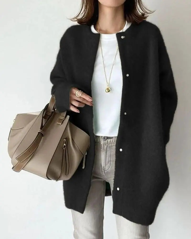 Priscilla | Women's Wool Cardigan – Stylish Lightweight Warm Layer for Everyday Wear