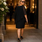 Gloria | Elegant Draped Dress
