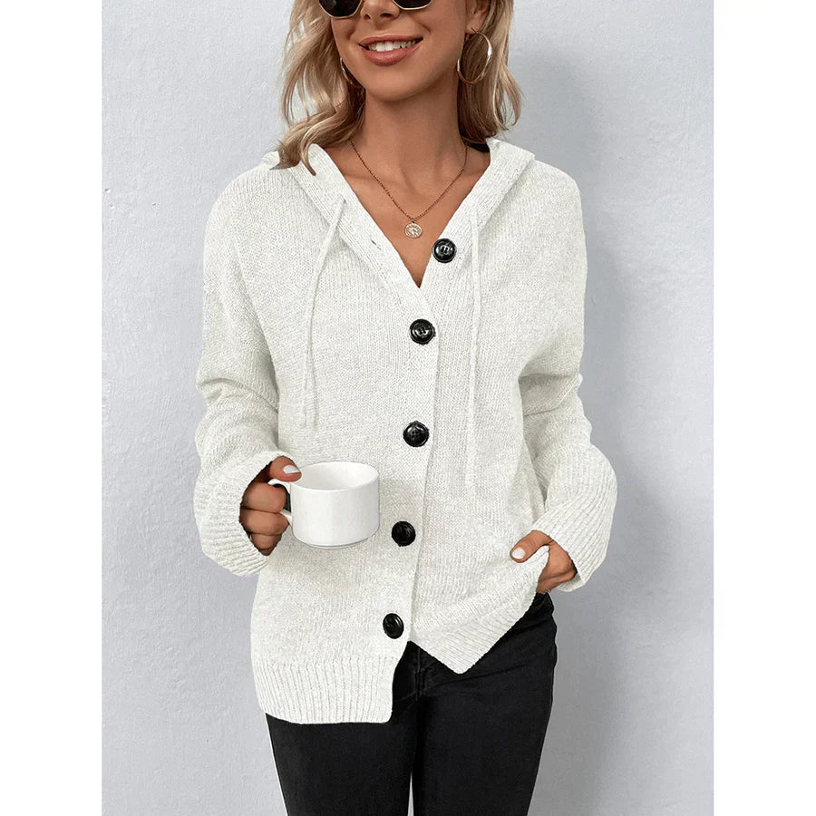 Virginia | Women's Hooded Long Sleeve Sweater – Soft Warm Comfortable Casual Stylish Everyday Pullover