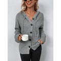 Virginia | Women's Hooded Long Sleeve Sweater – Soft Warm Comfortable Casual Stylish Everyday Pullover