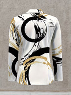 Beth | Abstract Brushstroke Blazer