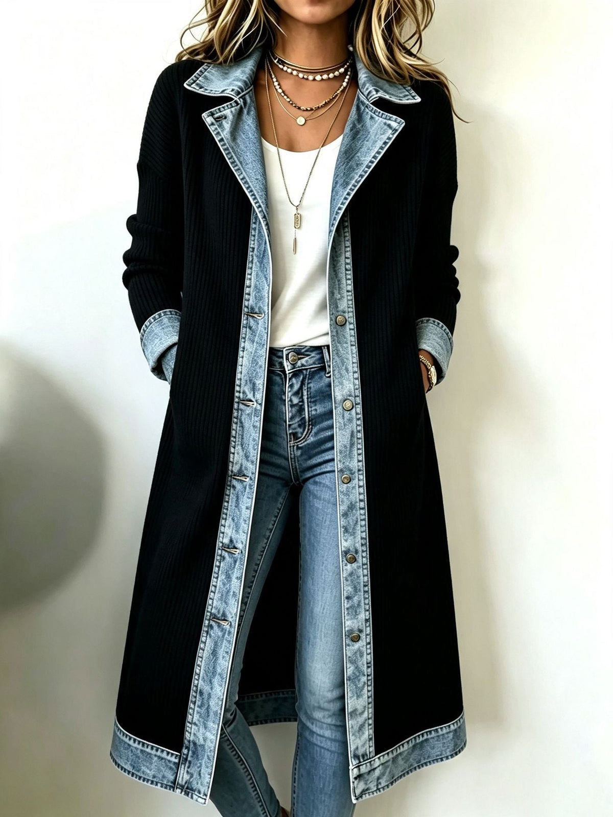 Madeline | Casual Long-line Knit Cardigan