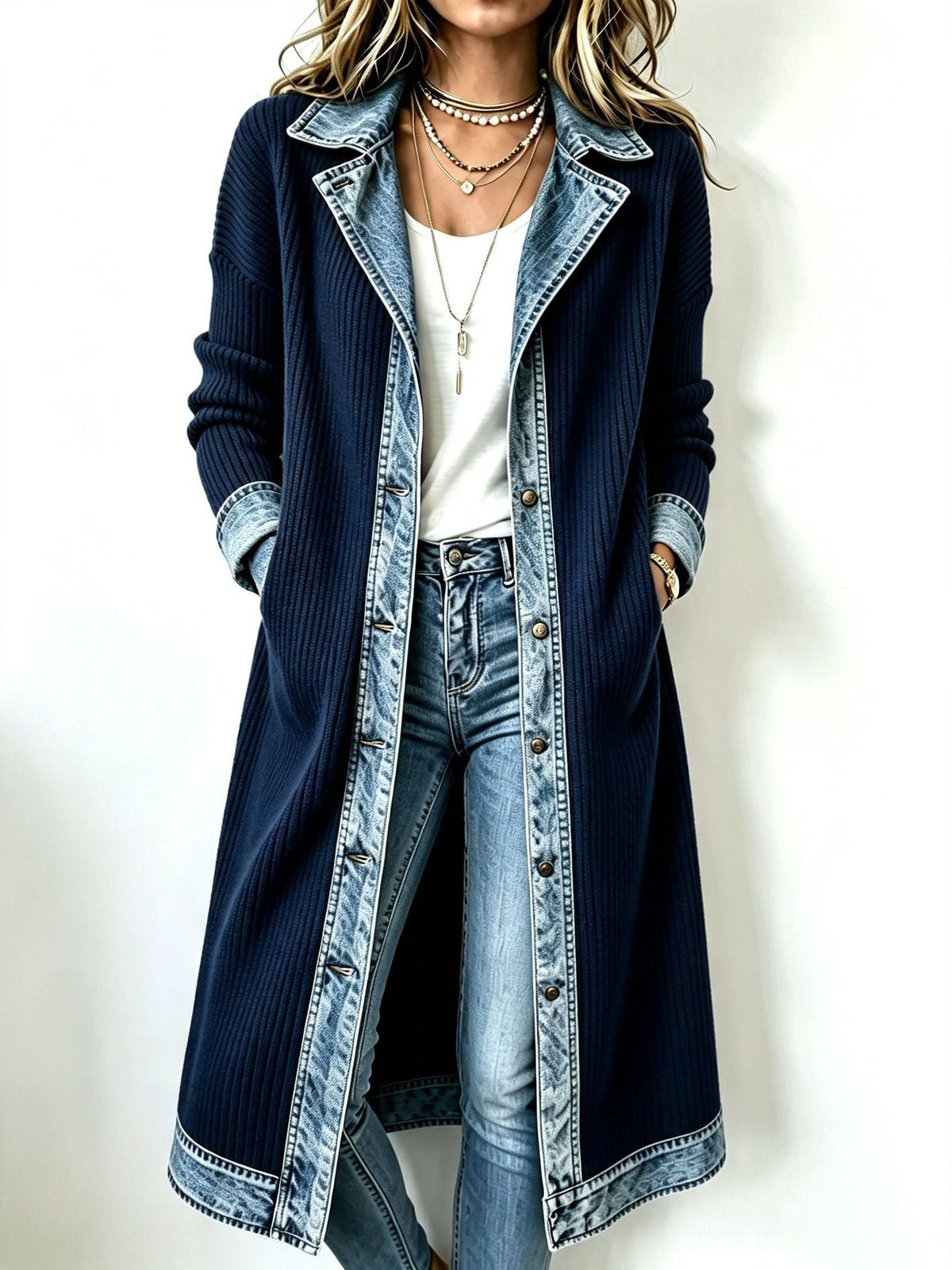 Madeline | Casual Long-line Knit Cardigan