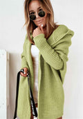 Harriet | Women's Hooded Oversized Knit Cardigan – Cosy Open-Front Layer for Autumn and Travel