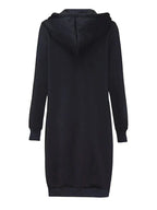 Grace | Women's Long Zip-Up Hoodie – Relaxed Hooded Cardigan Style for Casual Autumn Winter Loungewear and Everyday Layering