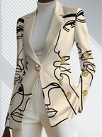 Evelyn | Line Art Blazer