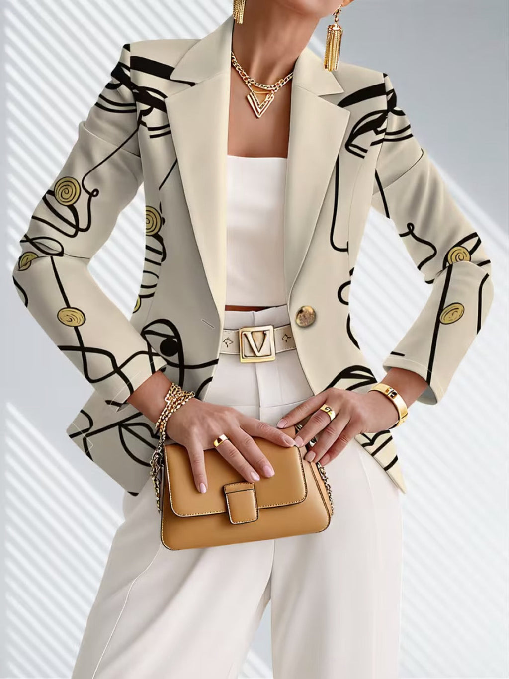 Evelyn | Line Art Blazer