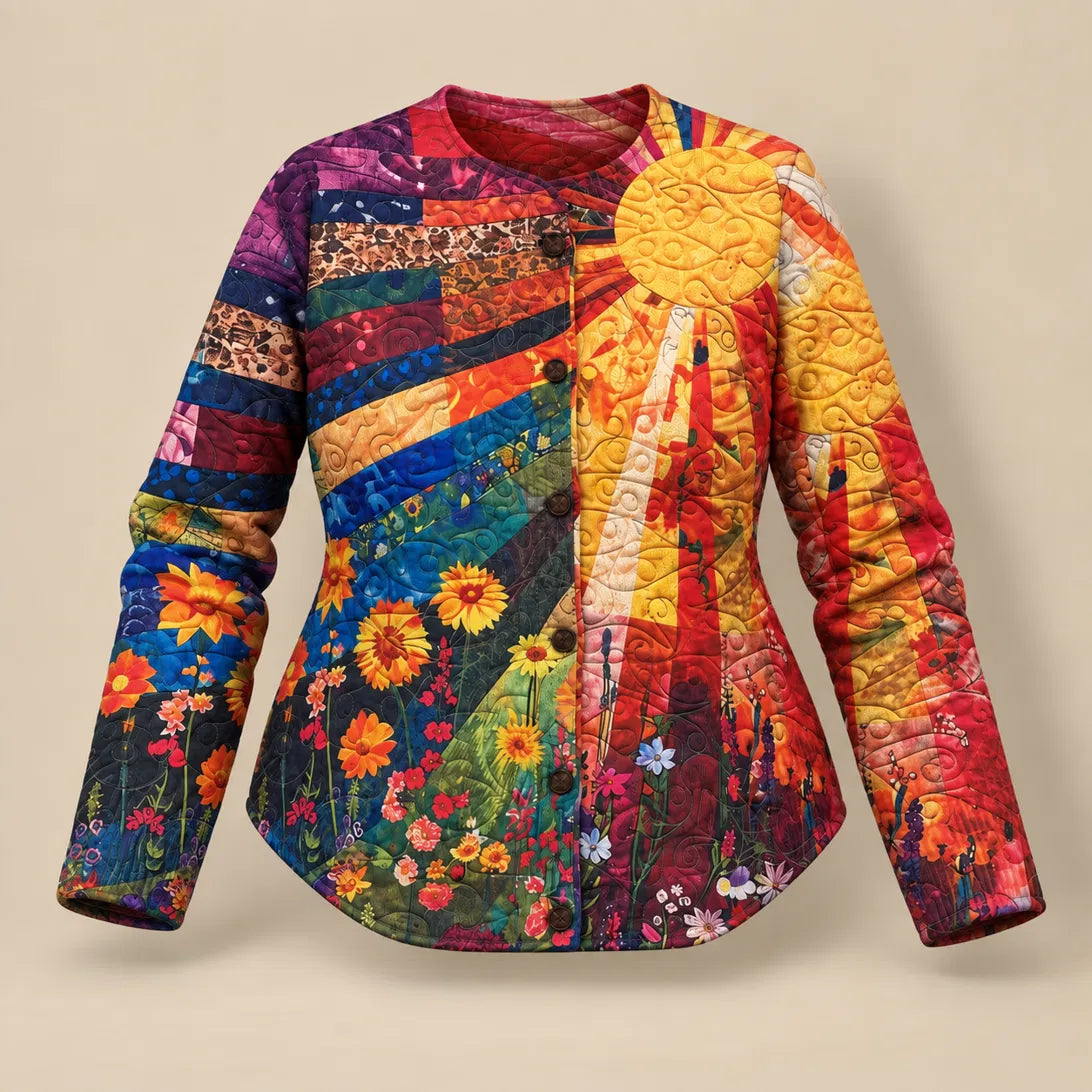 Alice | Quilted Wildflower Jacket