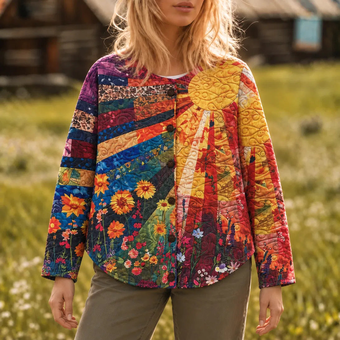 Alice | Quilted Wildflower Jacket