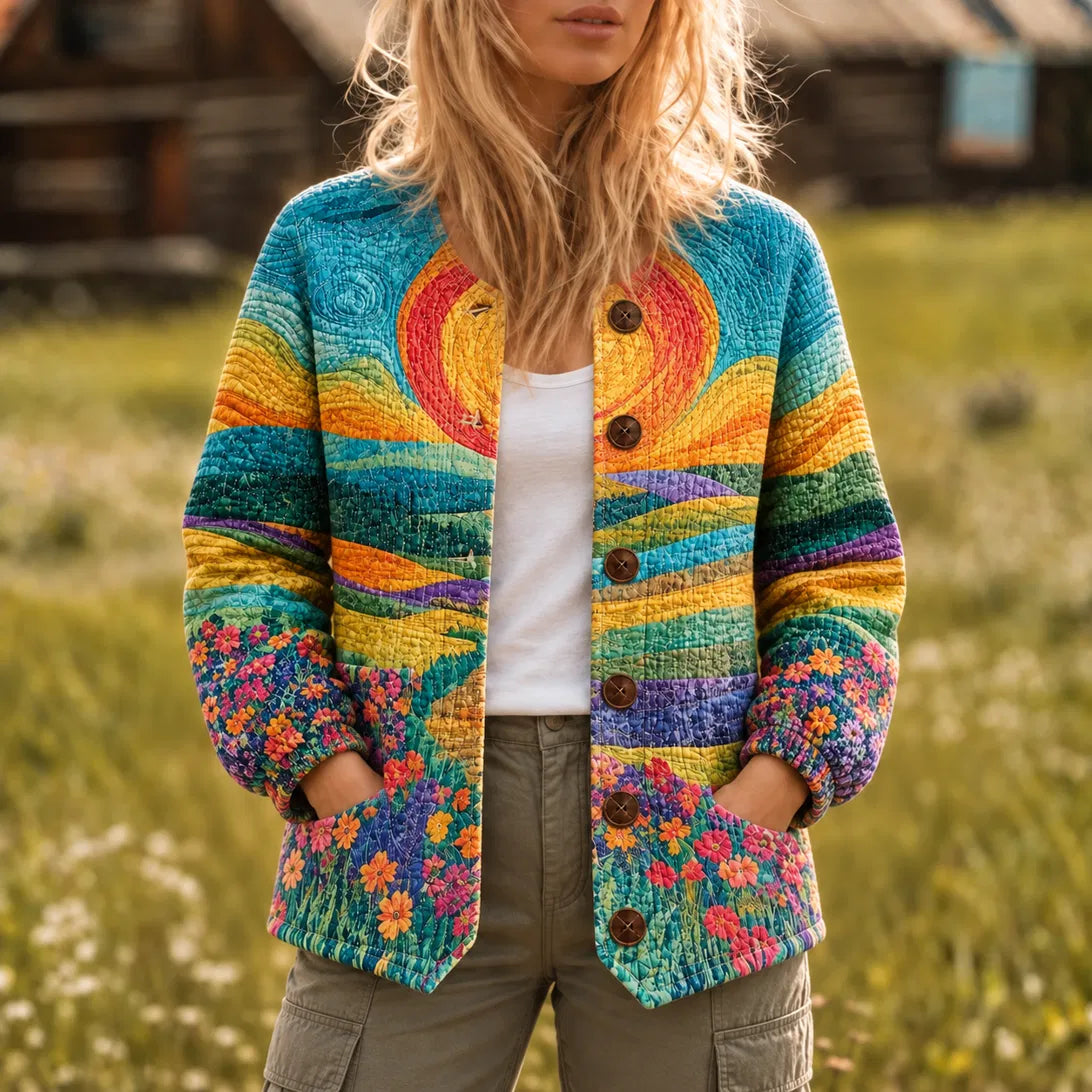 Natalie | Arlene Quilted Meadow Jacket