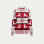 Stella | Women's Reindeer Fair Isle Sweater – Cosy Christmas Knit for Winter Wear