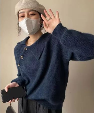 Opal | Women's Vintage Knit Sweater for Autumn and Winter Warm Stylish Everyday Jumper