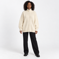 Esther | Women's High-Collar Zip Knitted Cardigan – Relaxed Two-Way Fastening Style for Autumn Winter Layering and Everyday Wear