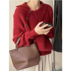 Opal | Women's Vintage Knit Sweater for Autumn and Winter Warm Stylish Everyday Jumper