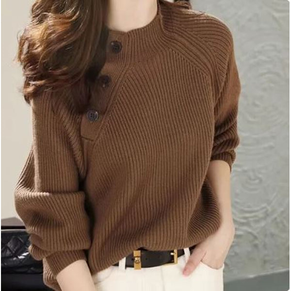 Opal | Women's Vintage Knit Sweater for Autumn and Winter Warm Stylish Everyday Jumper