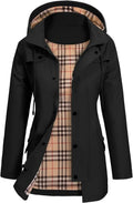 Valerie | Women's Waterproof Hooded Raincoat – Fitted Mid-Length Jacket with Storm Flap and Utility Pockets for Wet-Weather Wear
