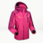 Tamsin | Women's Waterproof Hiking Jacket – Hooded Outdoor Rain Jacket with Zip Pockets for Transitional Weather