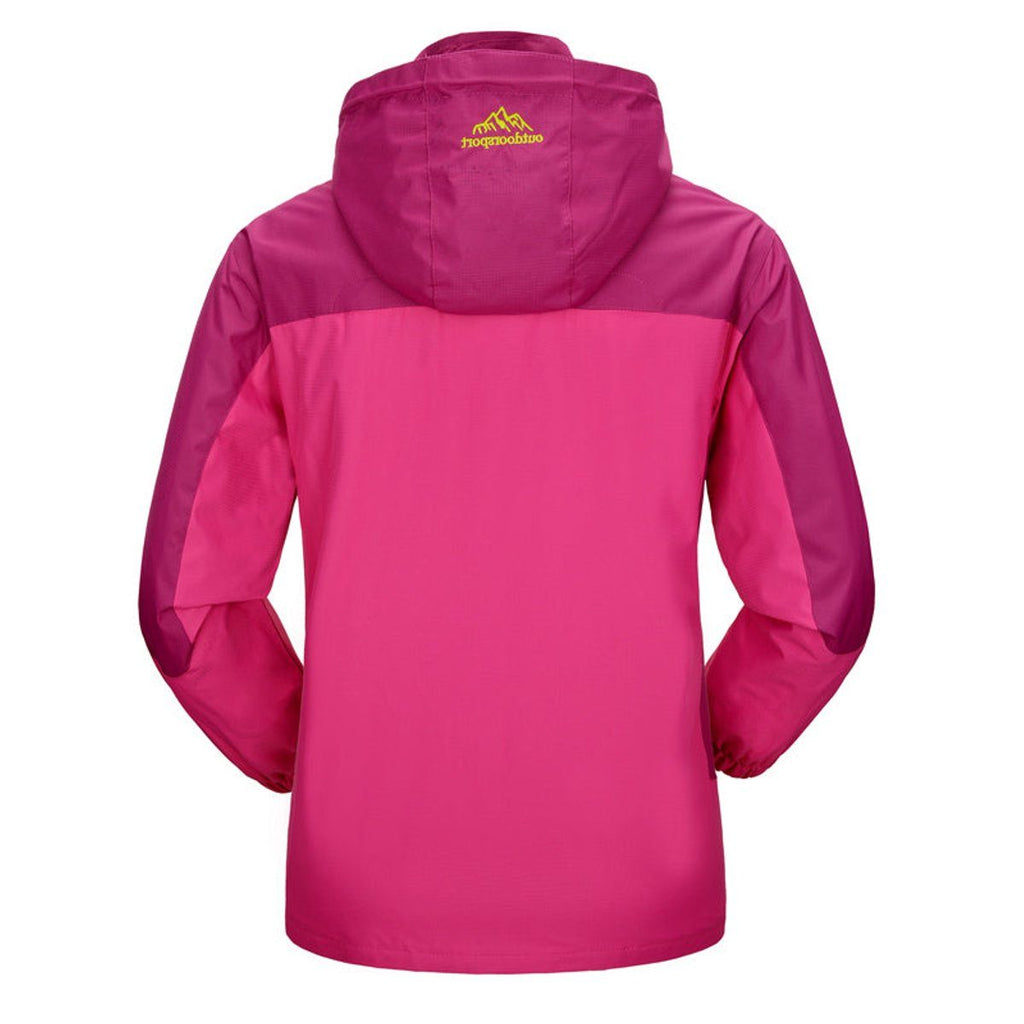 Tamsin | Women's Waterproof Hiking Jacket – Hooded Outdoor Rain Jacket with Zip Pockets for Transitional Weather