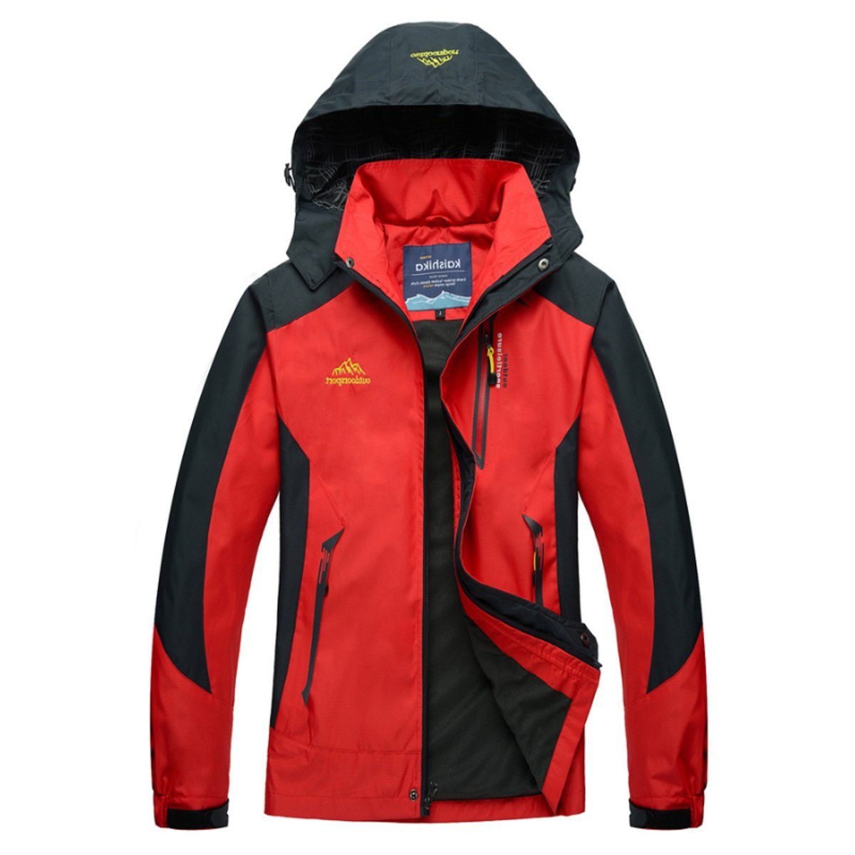 Tamsin | Women's Waterproof Hiking Jacket – Hooded Outdoor Rain Jacket with Zip Pockets for Transitional Weather