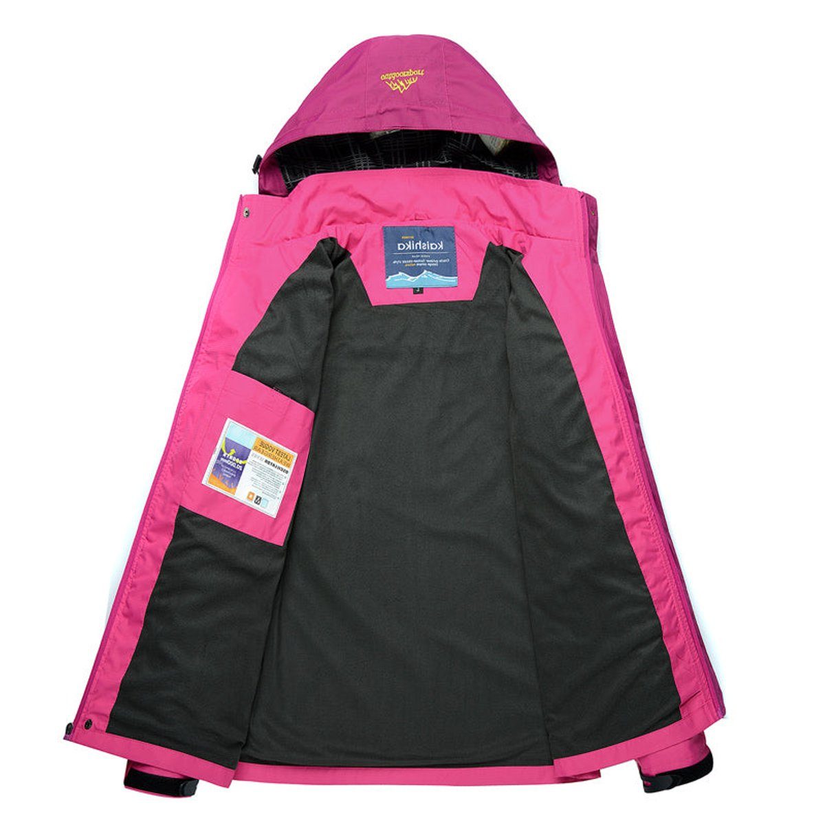 Tamsin | Women's Waterproof Hiking Jacket – Hooded Outdoor Rain Jacket with Zip Pockets for Transitional Weather